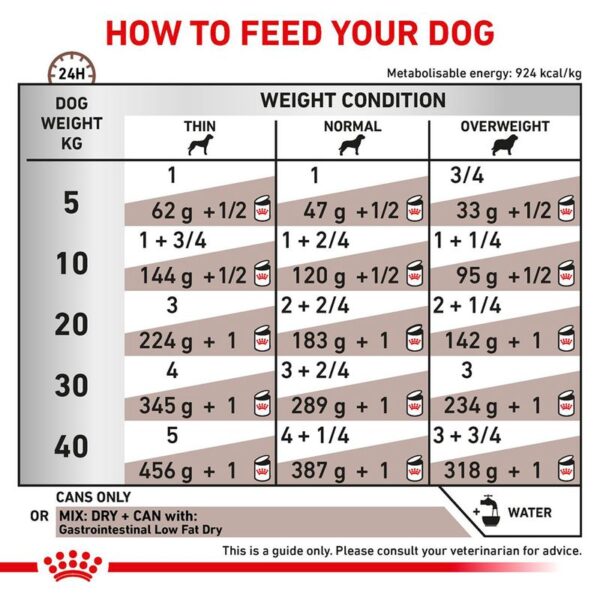 Royal Canin Veterinary Canine Gastrointestinal Low Fat Loaf (12 x 420g) - Image 4