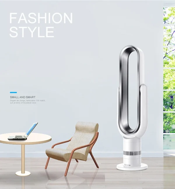 Cold and warm fan Remote Control Bladeless Cooling Fan 220V Ultra-quiet Electric Fan Air Purifier Top Quality Appointment 1-9H - Image 5