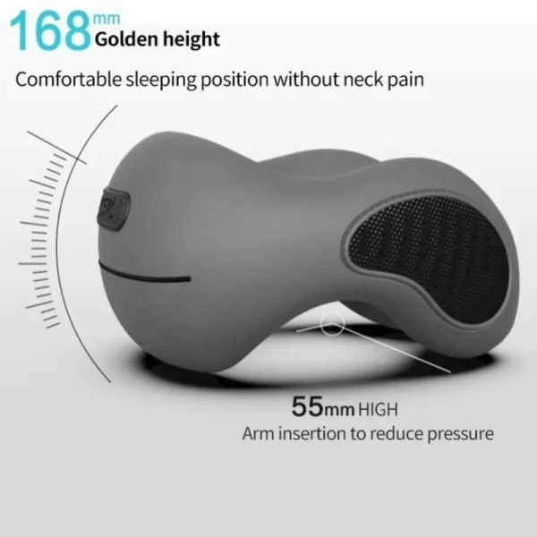 Portable Memory Cotton Business Trip U Shaped Neck Pillows Airplane Travel High-speed Rail Pillow Cervical Healthcare Supply - Image 4