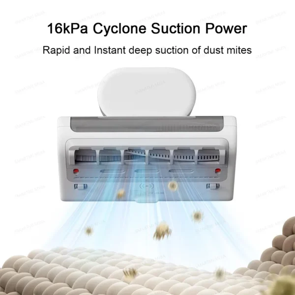 XIAOMI MIJIA Dust Mite Vacuum Cleaner 2 Pro,16kPa Suction,UV Sterilisation,Hot air drying,3 Cleaning Modes,Smart Mite Detection​ - Image 3