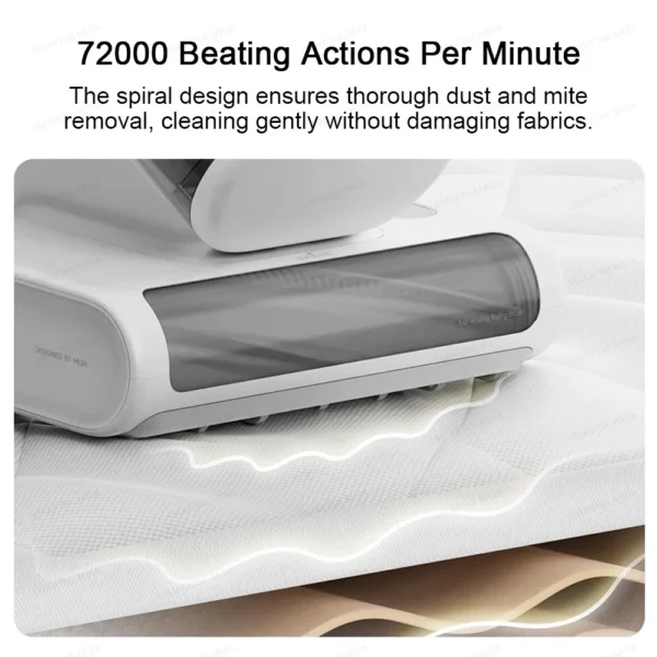 XIAOMI MIJIA Dust Mite Vacuum Cleaner 2 Pro,16kPa Suction,UV Sterilisation,Hot air drying,3 Cleaning Modes,Smart Mite Detection​ - Image 6
